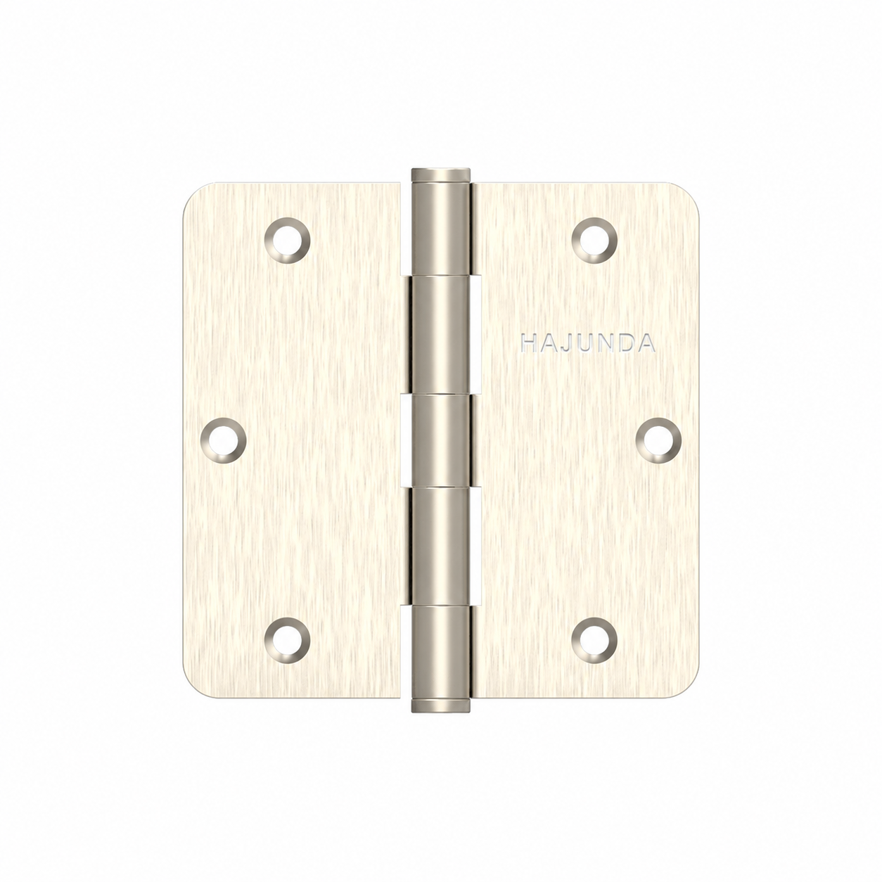HAJUNDA Radius Butt Hinge - Brushed Nickel (H-007)