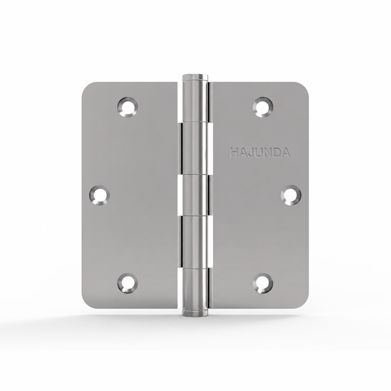 HAJUNDA Radius Butt Hinge - Polished Stainless Steel (H-008)