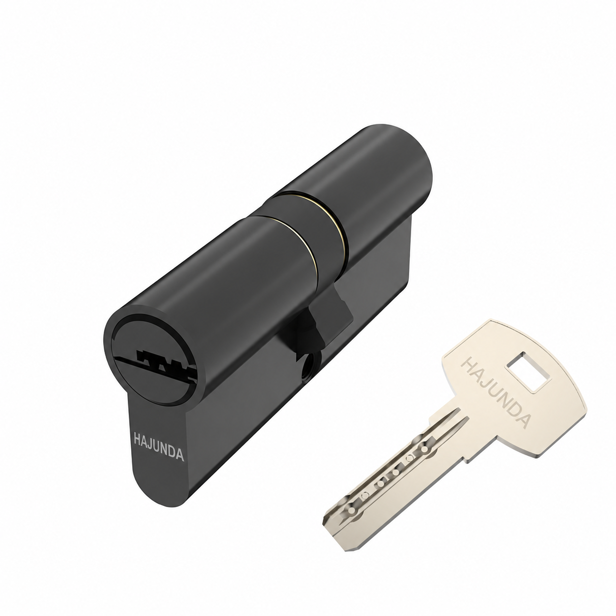HAJUNDA Euro-Profile Thumb-Turn Cylinder - Black (C-003)