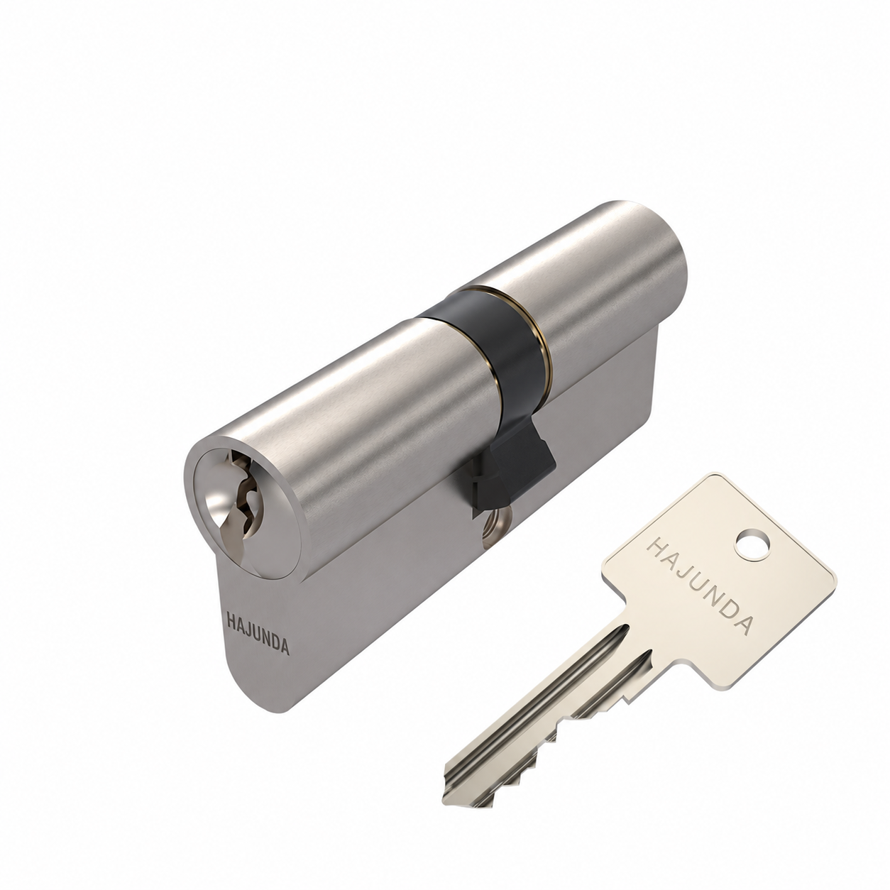 HAJUNDA Euro-Profile Cylinder - Brushed Nickel (C-013)
