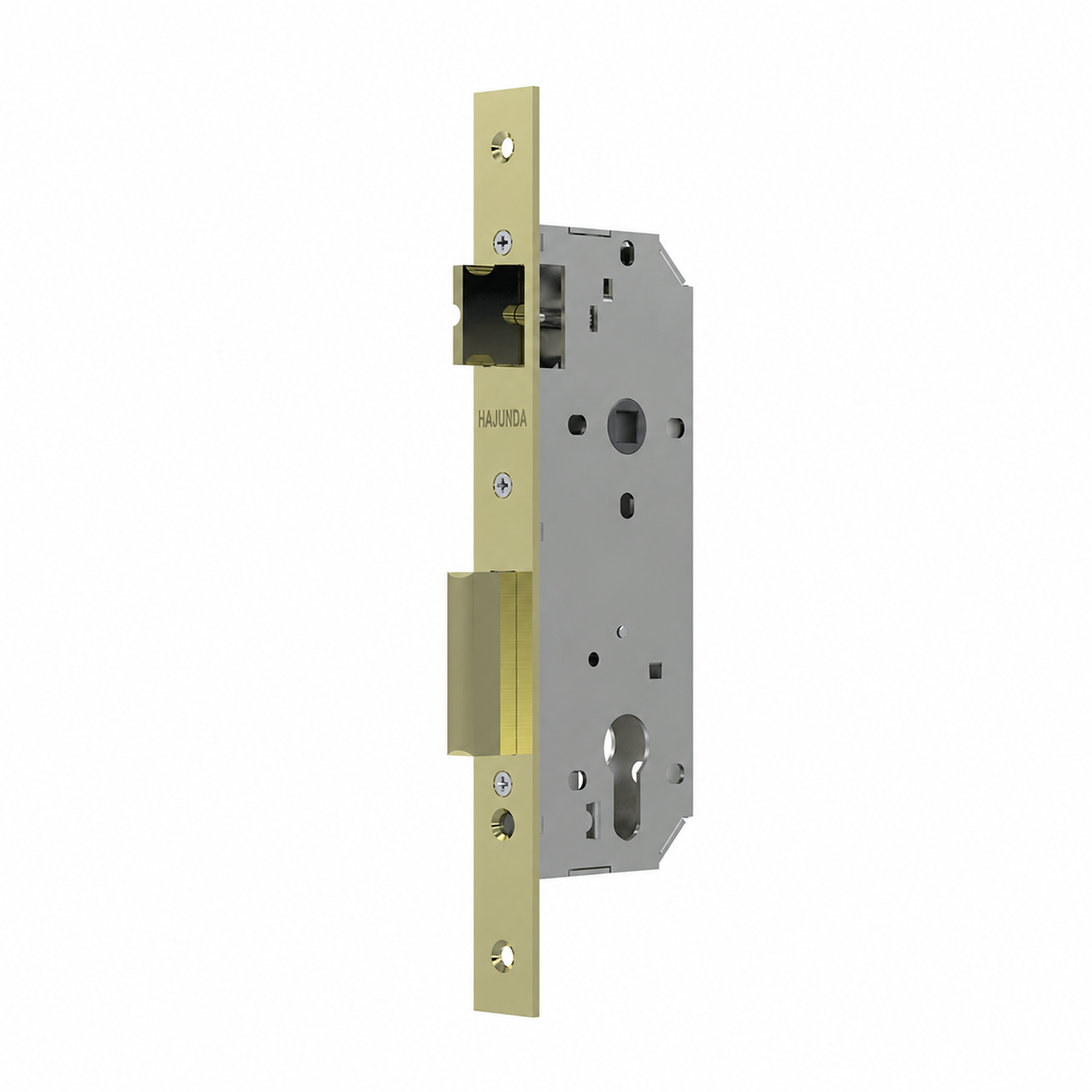 HAJUNDA Mortise Sashlock Body - Brushed Brass (L-001)