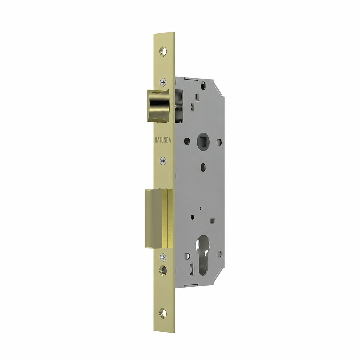 HAJUNDA Mortise Sashlock Body - Brushed Brass (L-004)